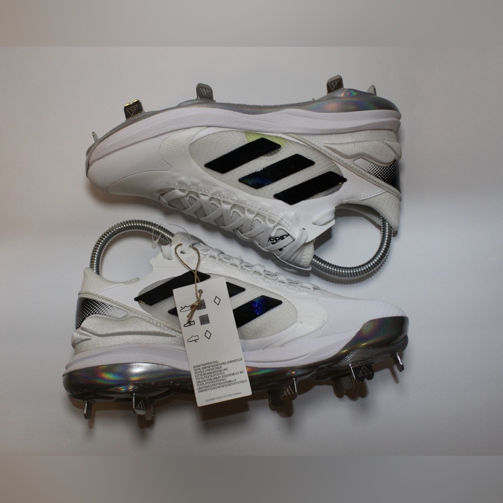 ADIDAS PureHustle 2 ELITE Women's Softball Cleats White/Black Size W 6.5 US NEW! - Picture 6 of 8